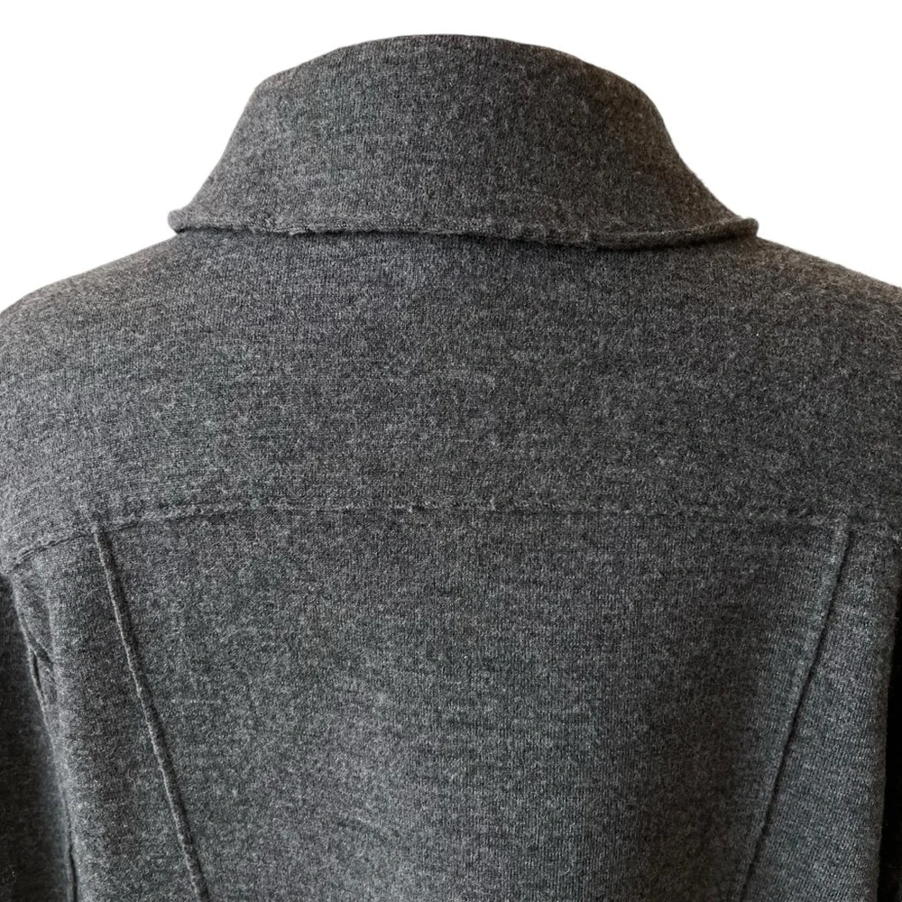 Eileen Fisher Wool Blend Double-Breasted Jacket Size XL